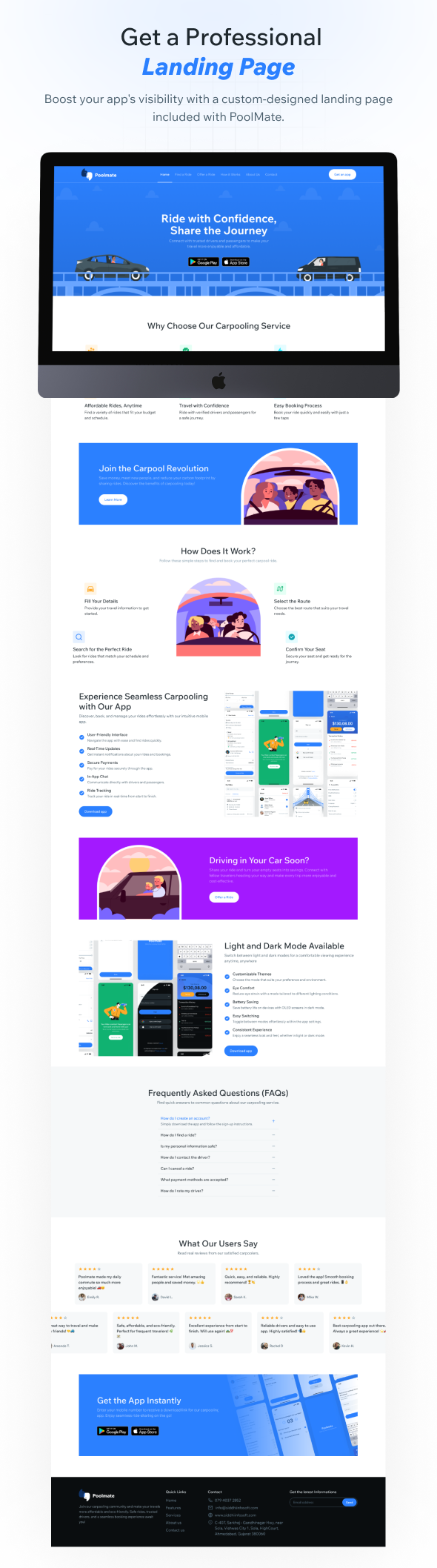 PoolMate | BlaBlaCar Clone | Complete Carpooling Solution in Flutter - 11