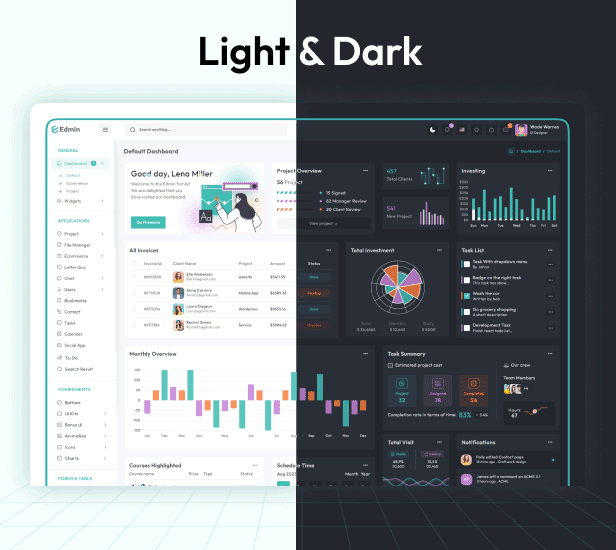 Edmin Admin Dashboard theme