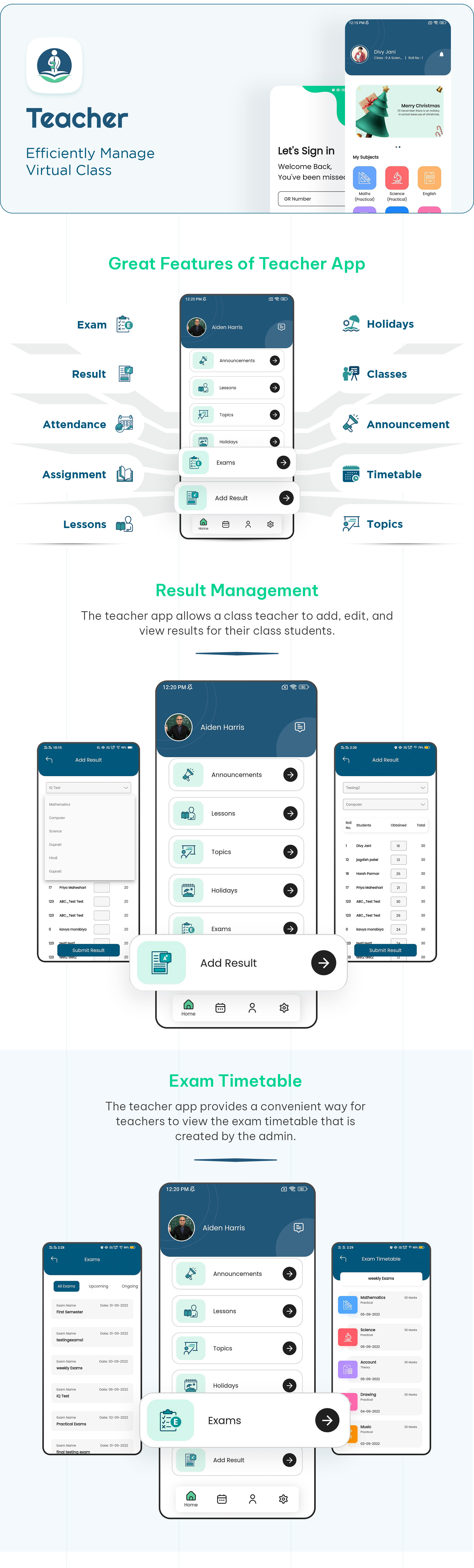 eSchool - School Management System with Student | Parents | Teacher Flutter App | Laravel Admin - 19