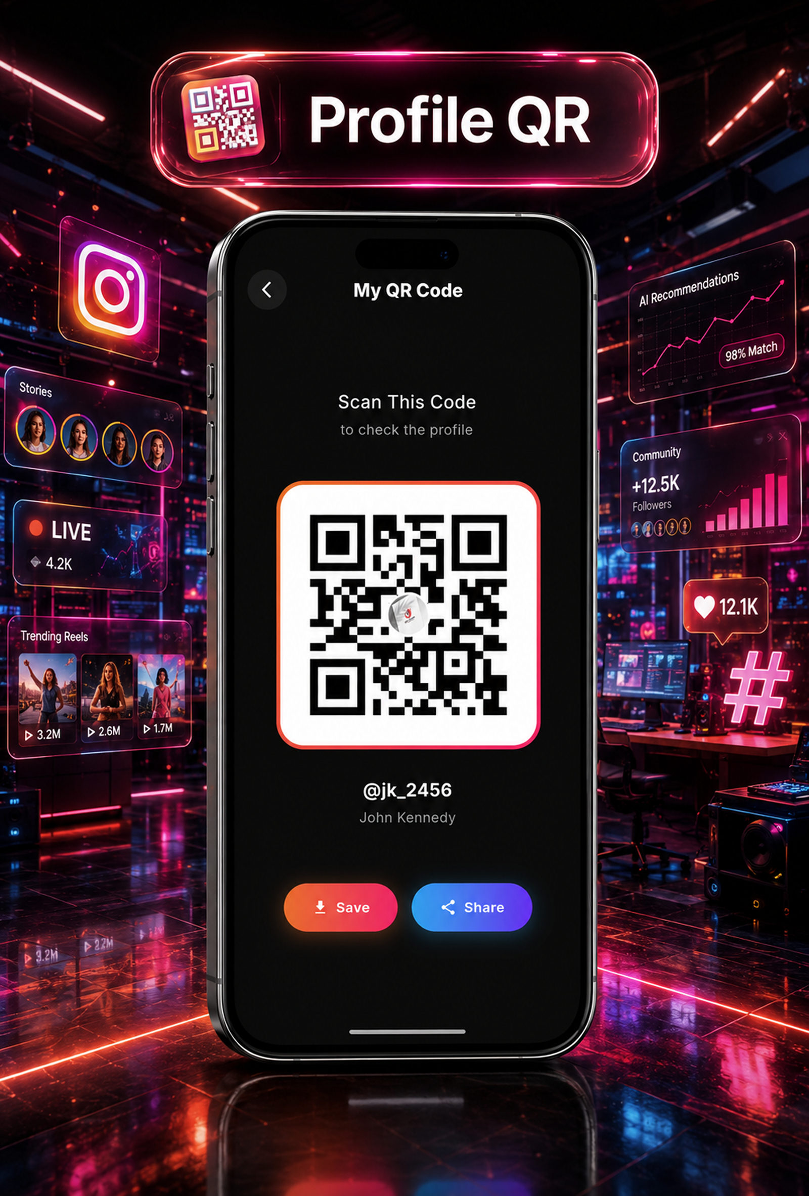 DTTrends – TikTok Clone | Reels, Live Streaming, PK Battle, Story, Feed, Chat | Flutter App - 34