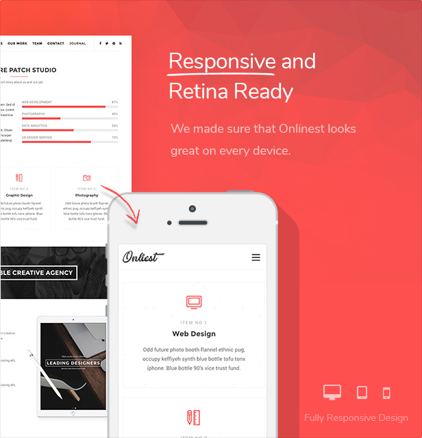 Onliest - Creative Portfolio One Page WP Theme - 3