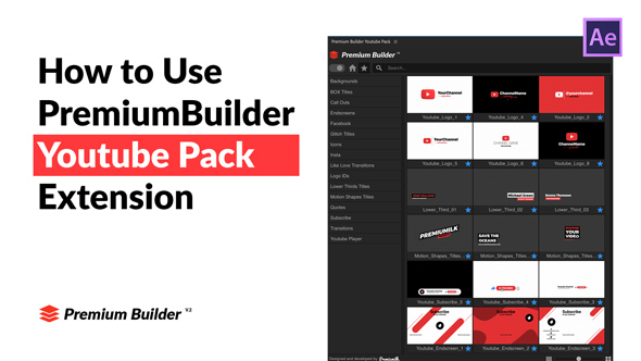 Youtube Pack - Extension Tool - 26