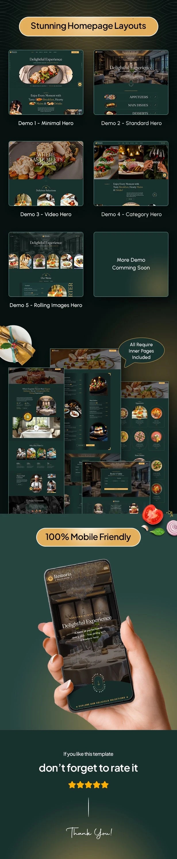Restoria – Restaurant, Cafe & Food Delivery Joomla Template - 2