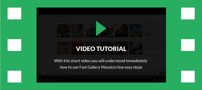 Fast Gallery Mosaic - WordPress Plugin - 4