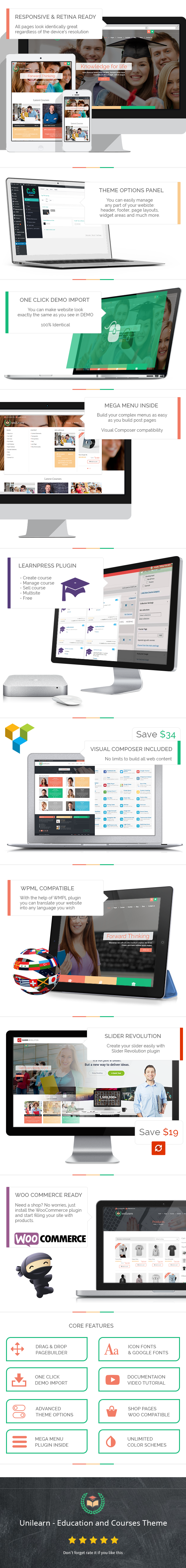 UniLearn - Education and Courses WordPress Theme