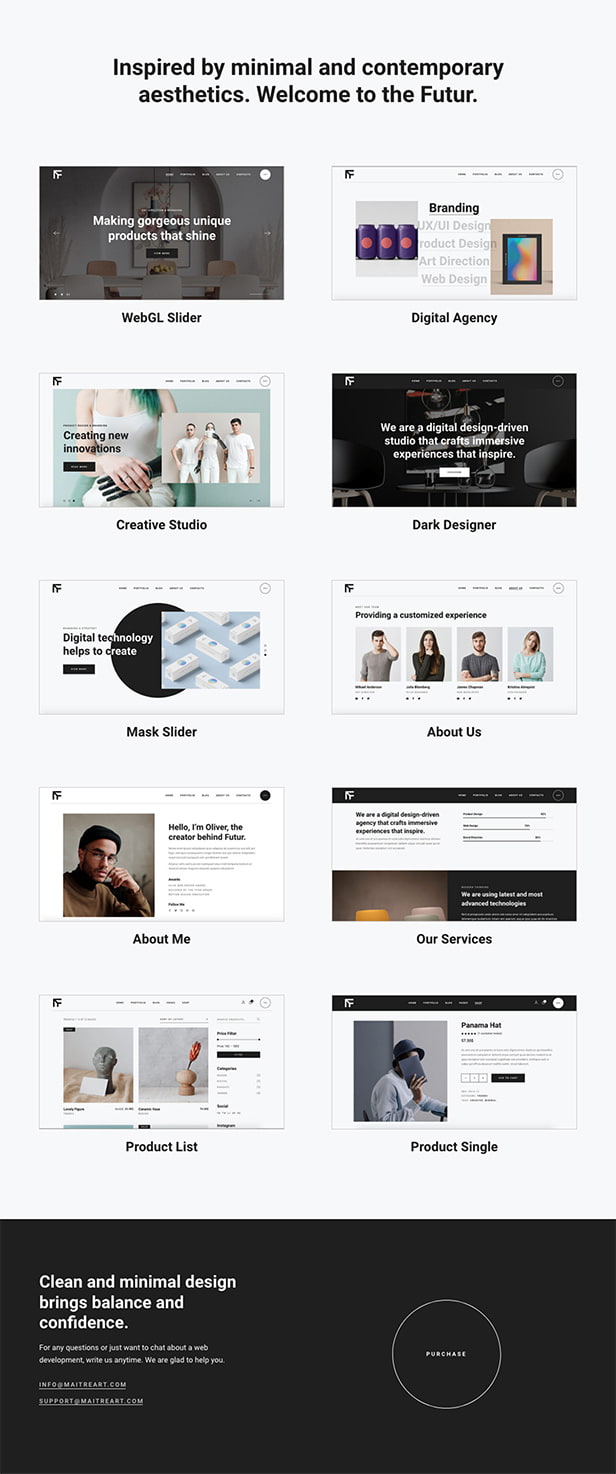 TheFutur - Portfolio Agency Theme