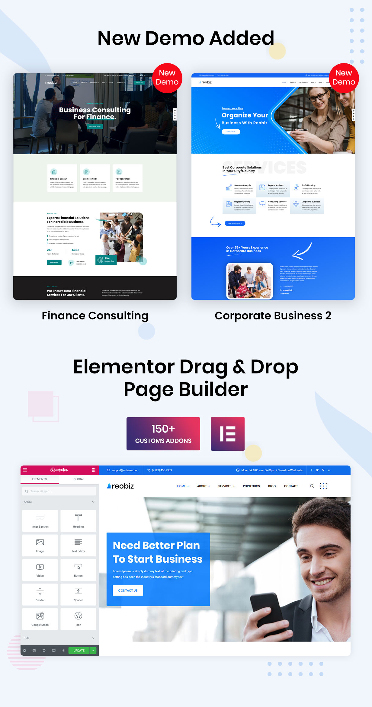 Reobiz - Consulting Business WordPress Theme 