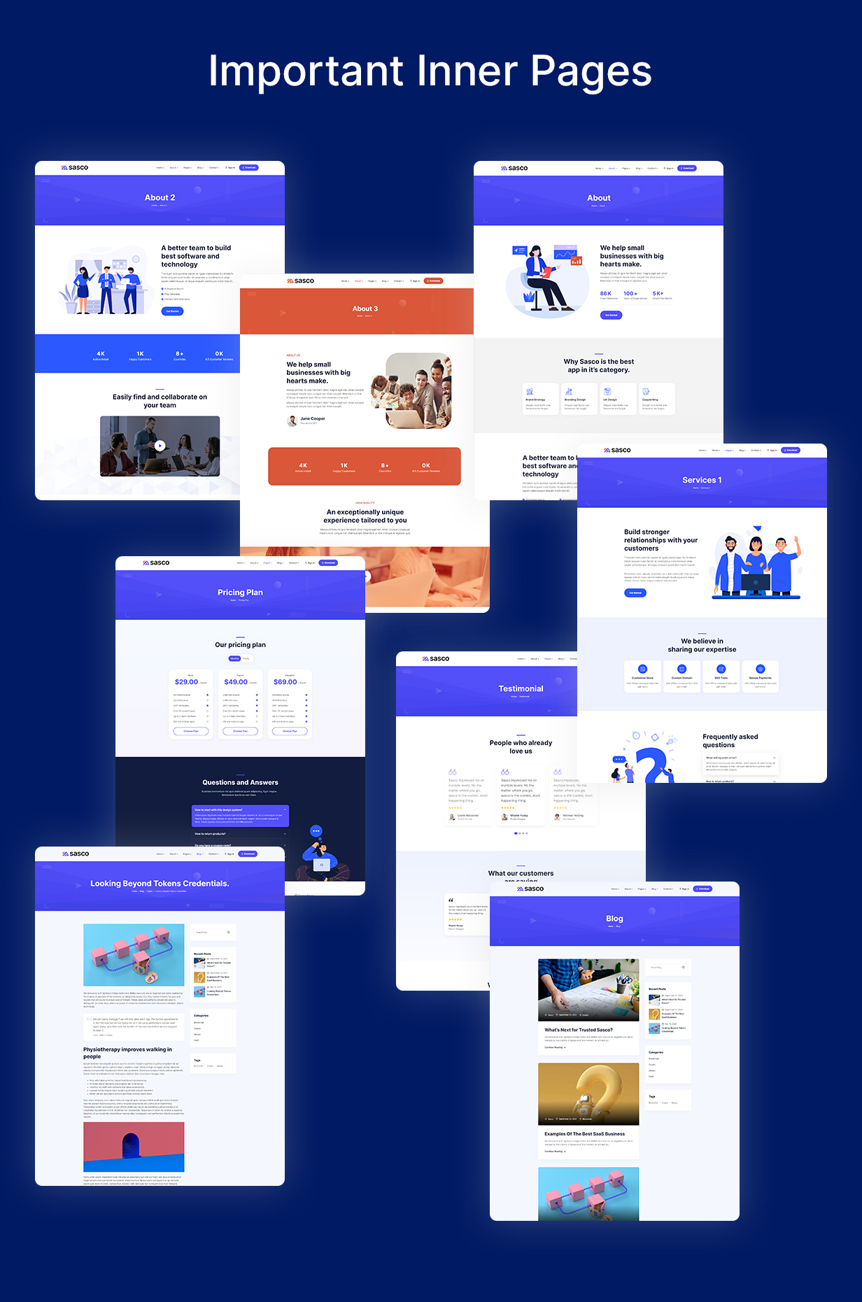 Sasco - SaaS Startup Multipurpose WordPress Theme