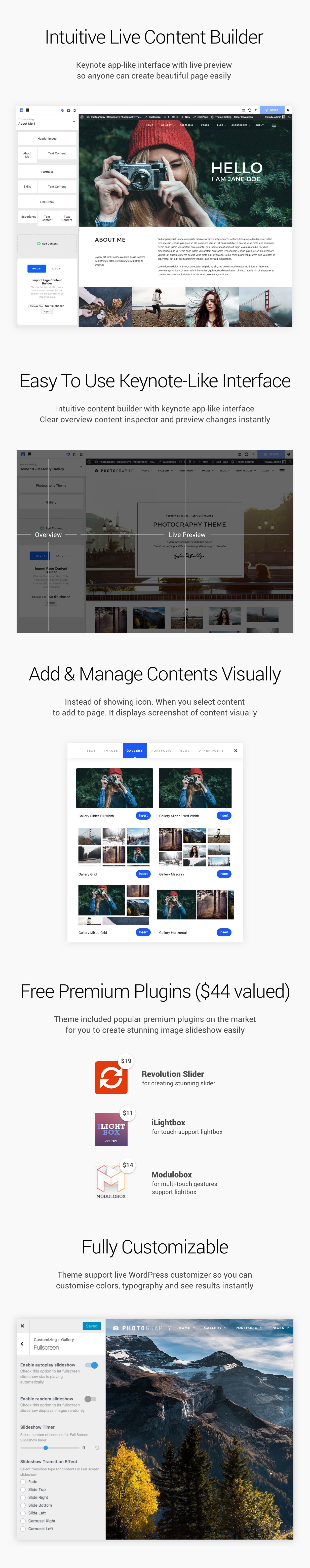 Photography WordPress Theme Nulled