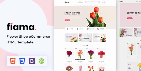 Fiama - Flower & Florist Shop HTML Template