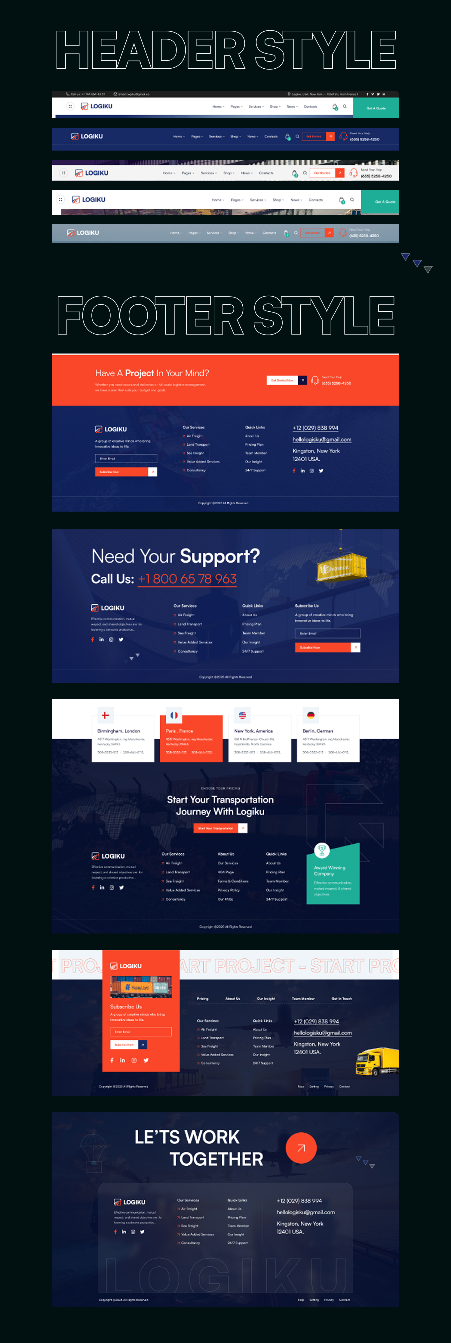 Logiku - Transport & Logistics WordPress Theme - 6