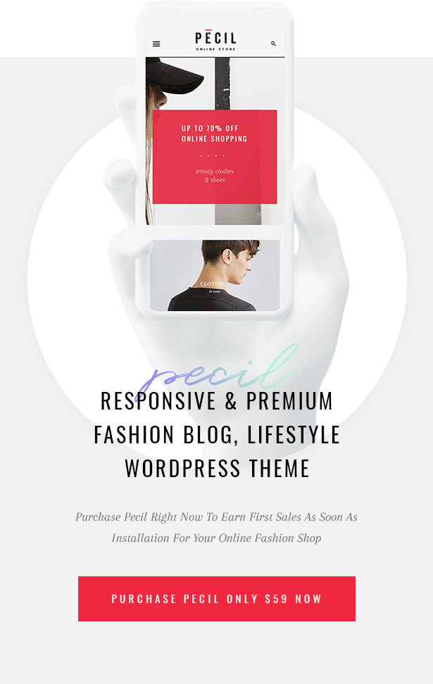 Pecil Fashion WordPress Theme