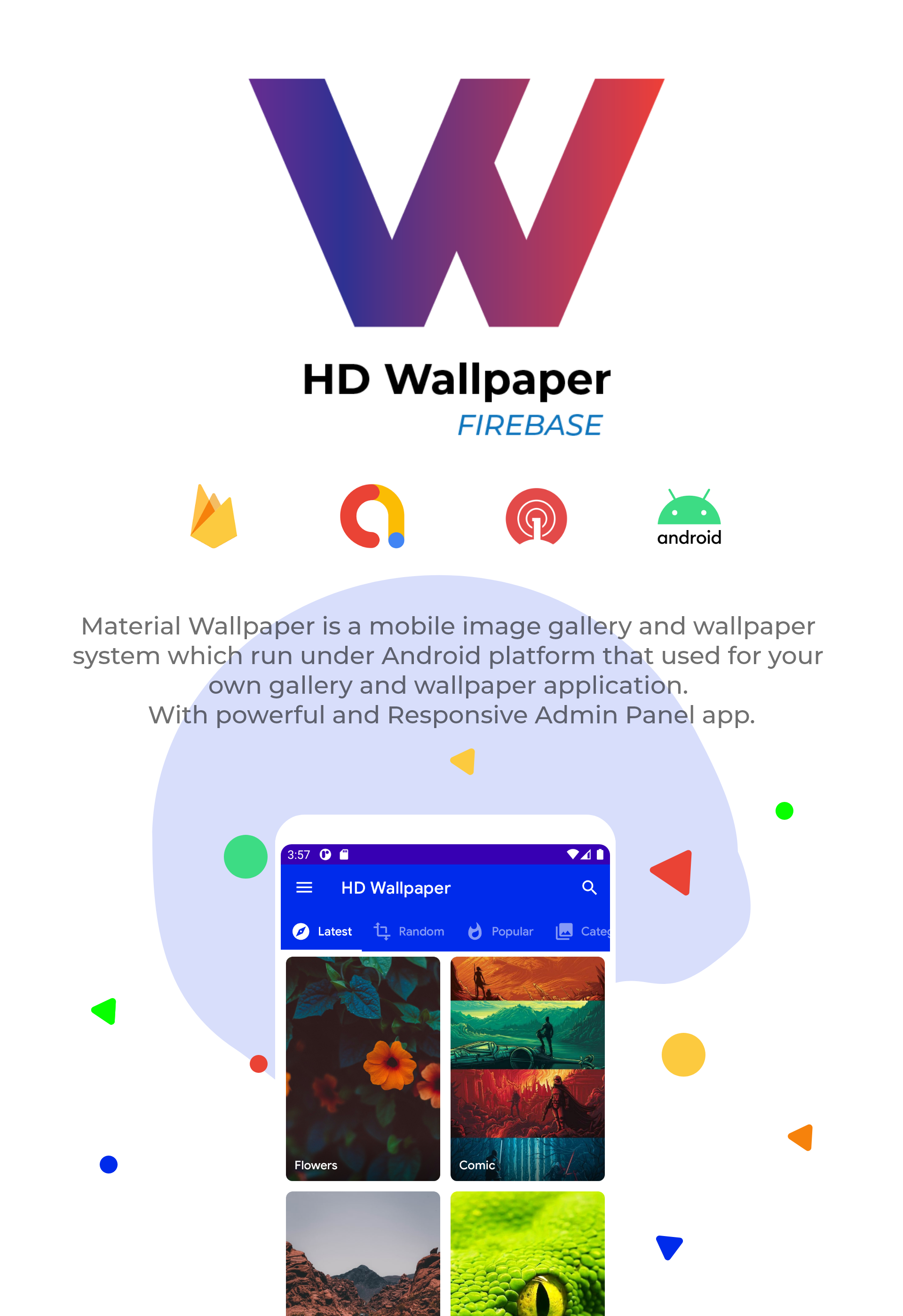 Hd Wallpaper App With Firebase Backend Facebook And Admob Ads By G Devs