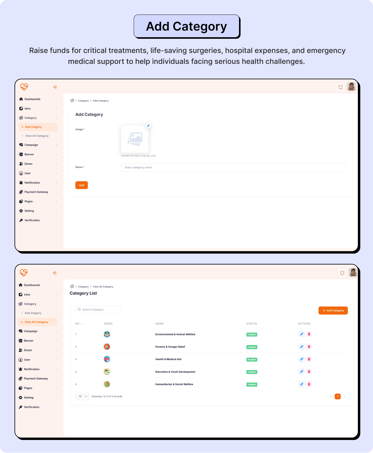 CaringHandsApp: Charity Full App in Flutter with Node,js Backend | SupportStream App - 18