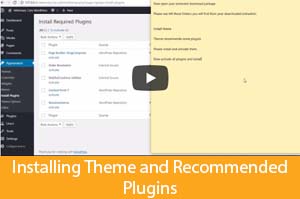 installing veterinary wordpress theme