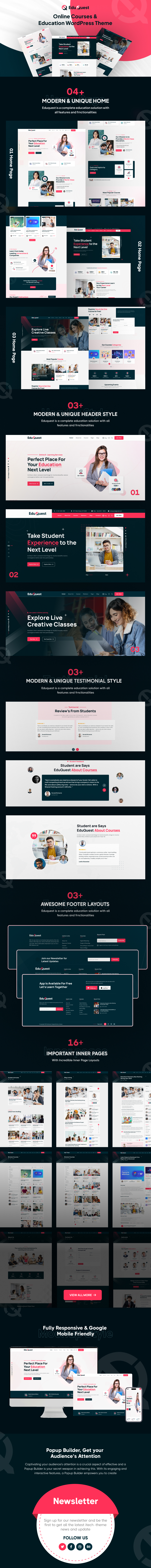 EduQuest LMS WordPress Theme