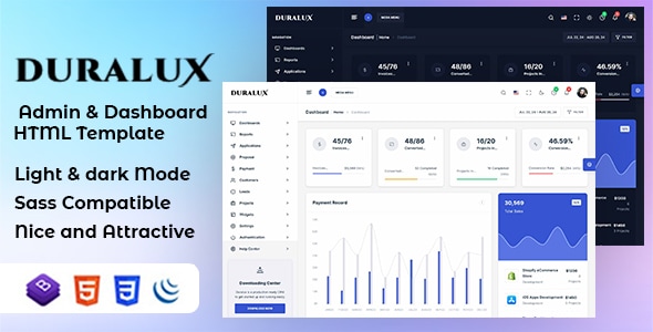 Duralux - Admin & Dashboard Bootstrap HTML Template