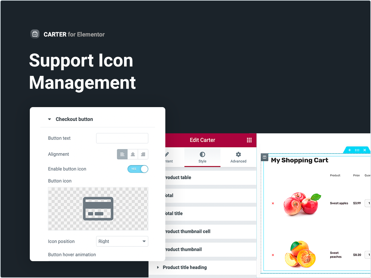 Support Icon Management