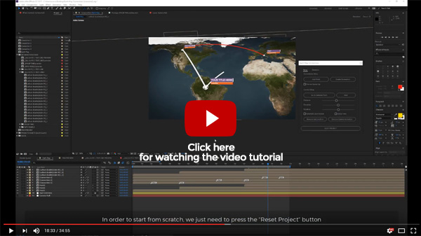 Earth Map Connections V2.1 - Project for After Effects (Videohive)