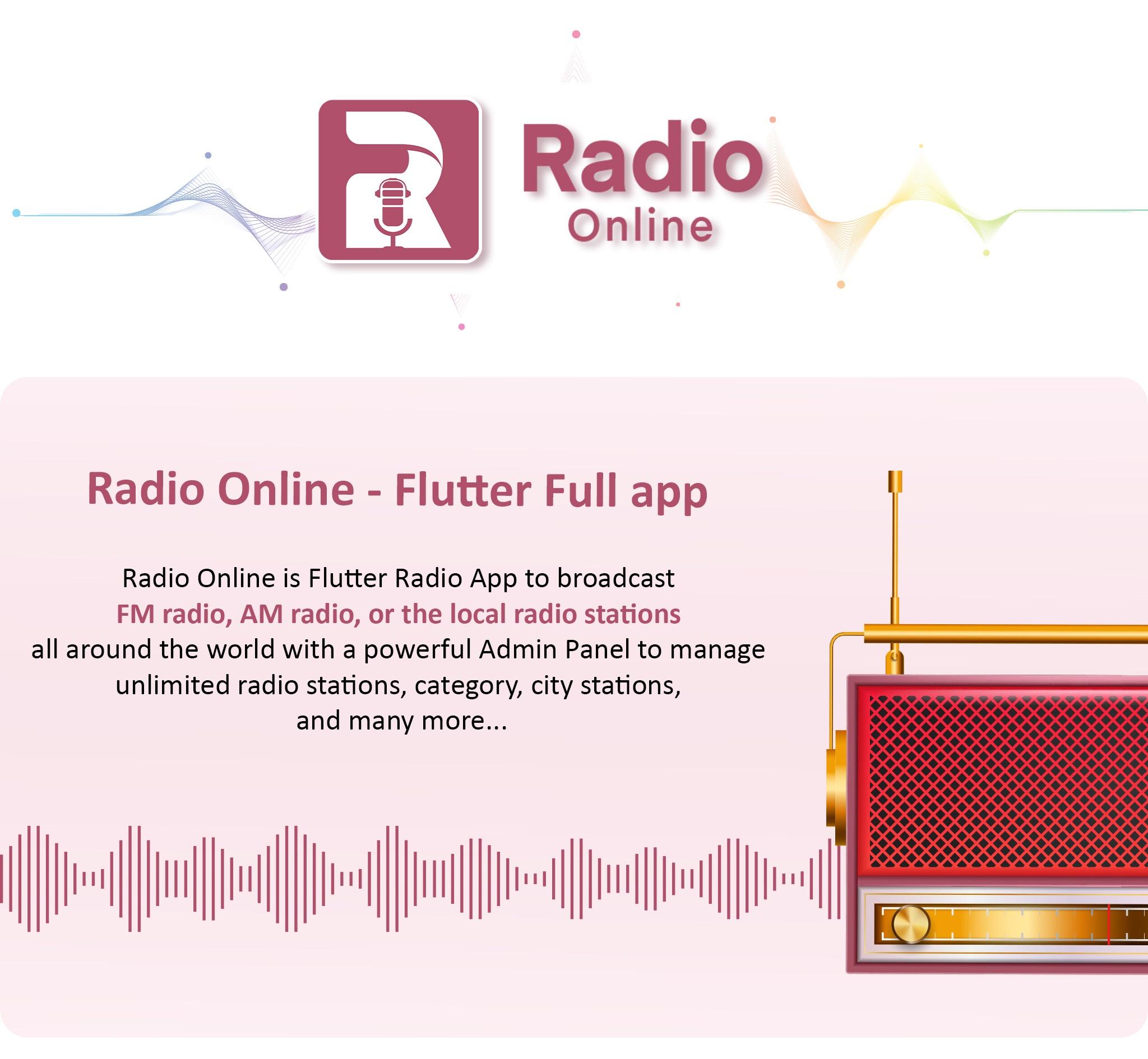 Radio Online - Flutter Full App - 5