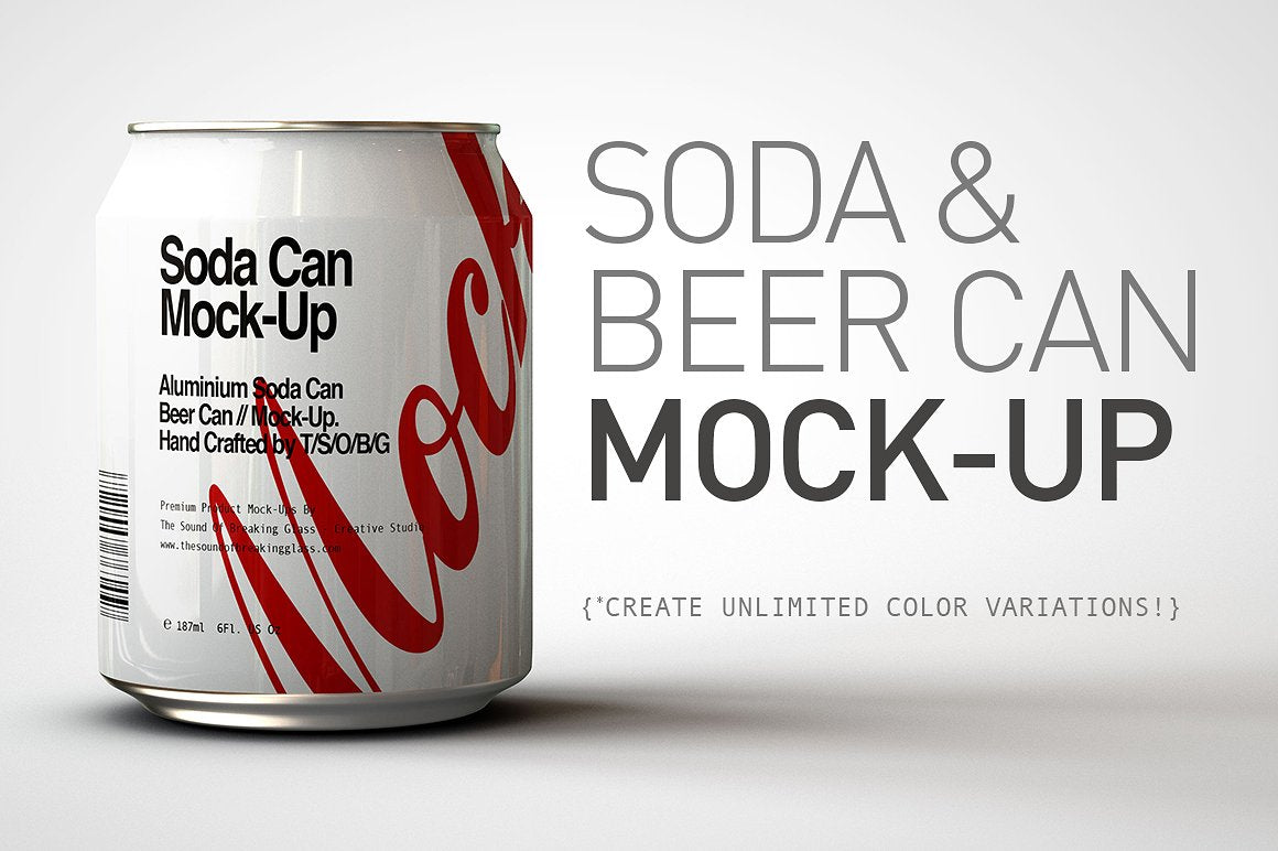 Mini Soda Can - Beer Can Mock-Up