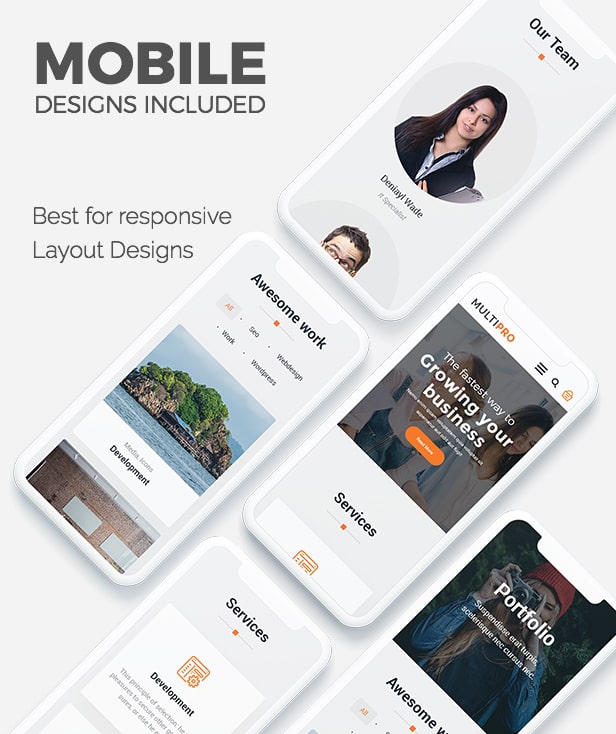 MultiPro Mobile Optimized Design