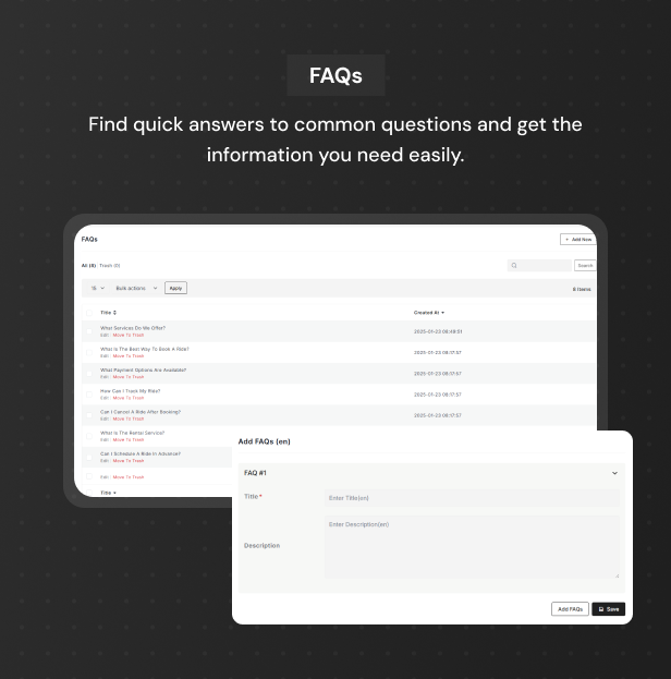 GoCab | Full Solution Taxi Cab Booking with Laravel and React Native