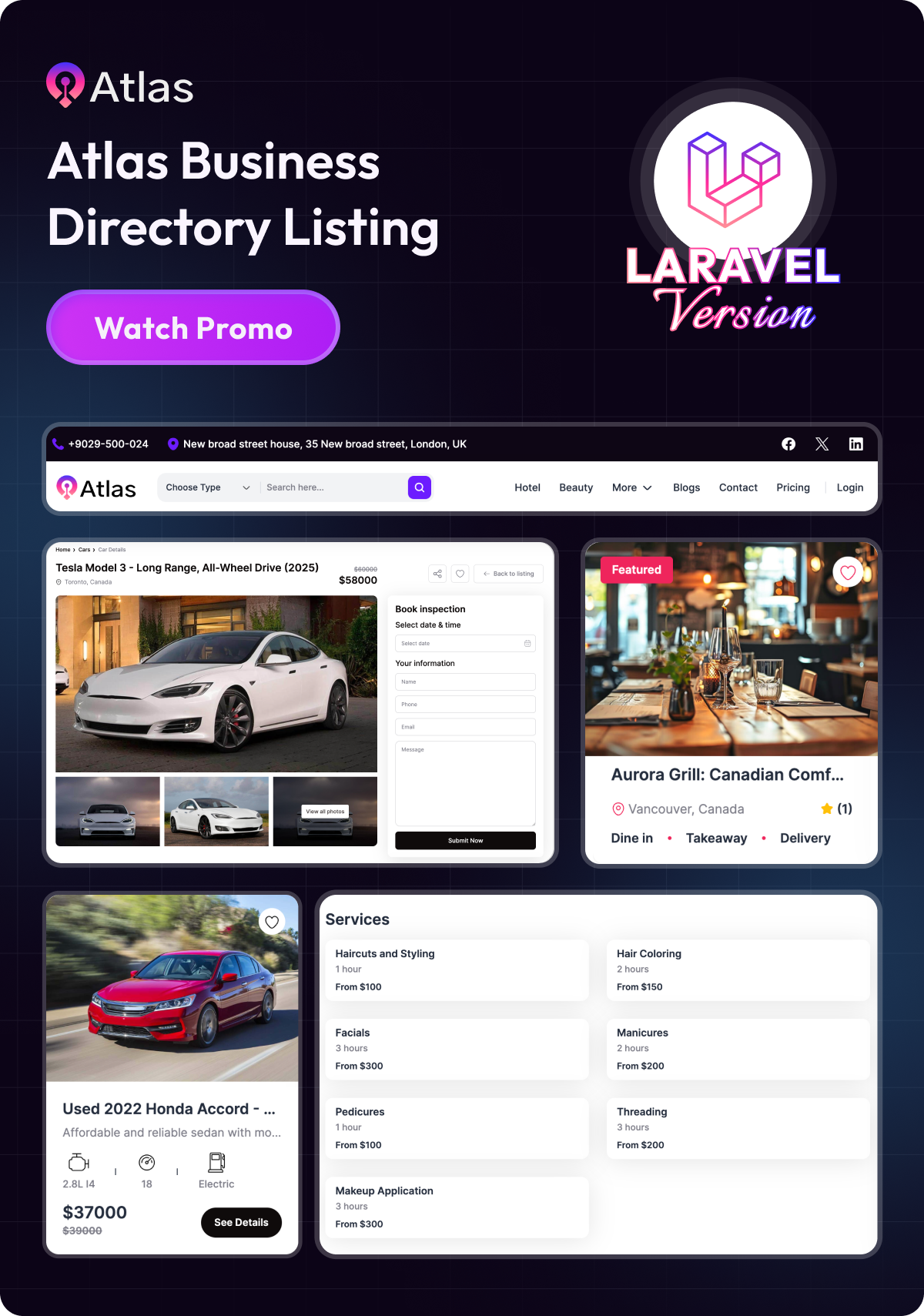 Atlas Business Directory Listing - 1