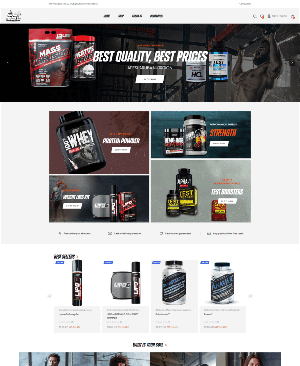 Nutritix - Supplement & Nutrition WooCommerce Theme - Customers' Successful Projects