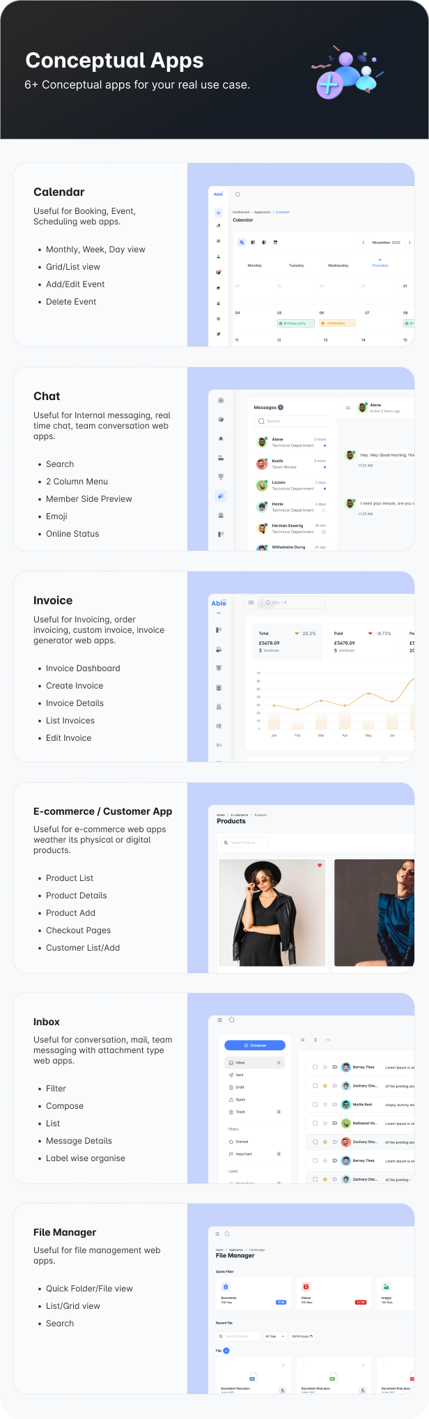 Able Pro Bootstrap Admin Dashboard Template