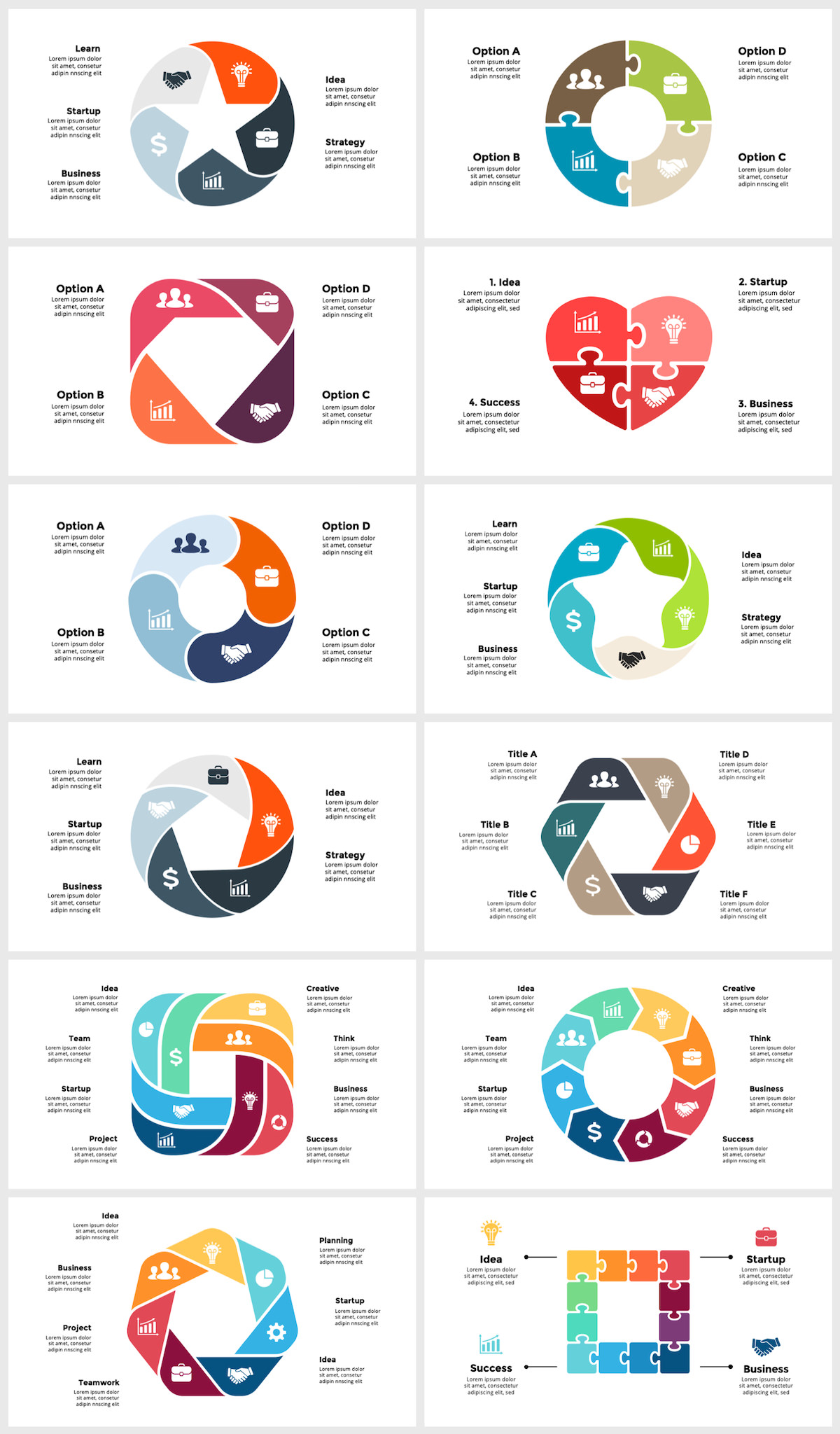 Wowly - 3500 Infographics & Presentation Templates! Updated! PowerPoint Canva Figma Sketch Ai Psd. - 143