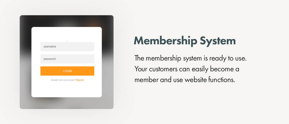 Membership system