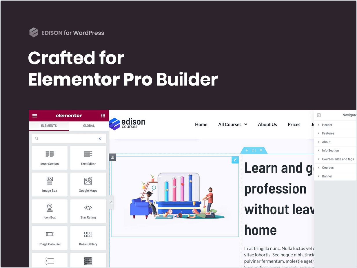 Crafted for Elementor Builder