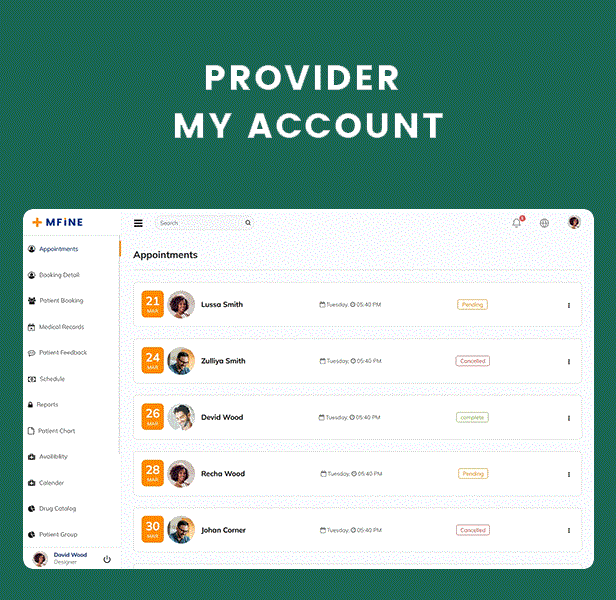 Mfine - Medical & Doctors Directory Listing HTML Template - 6