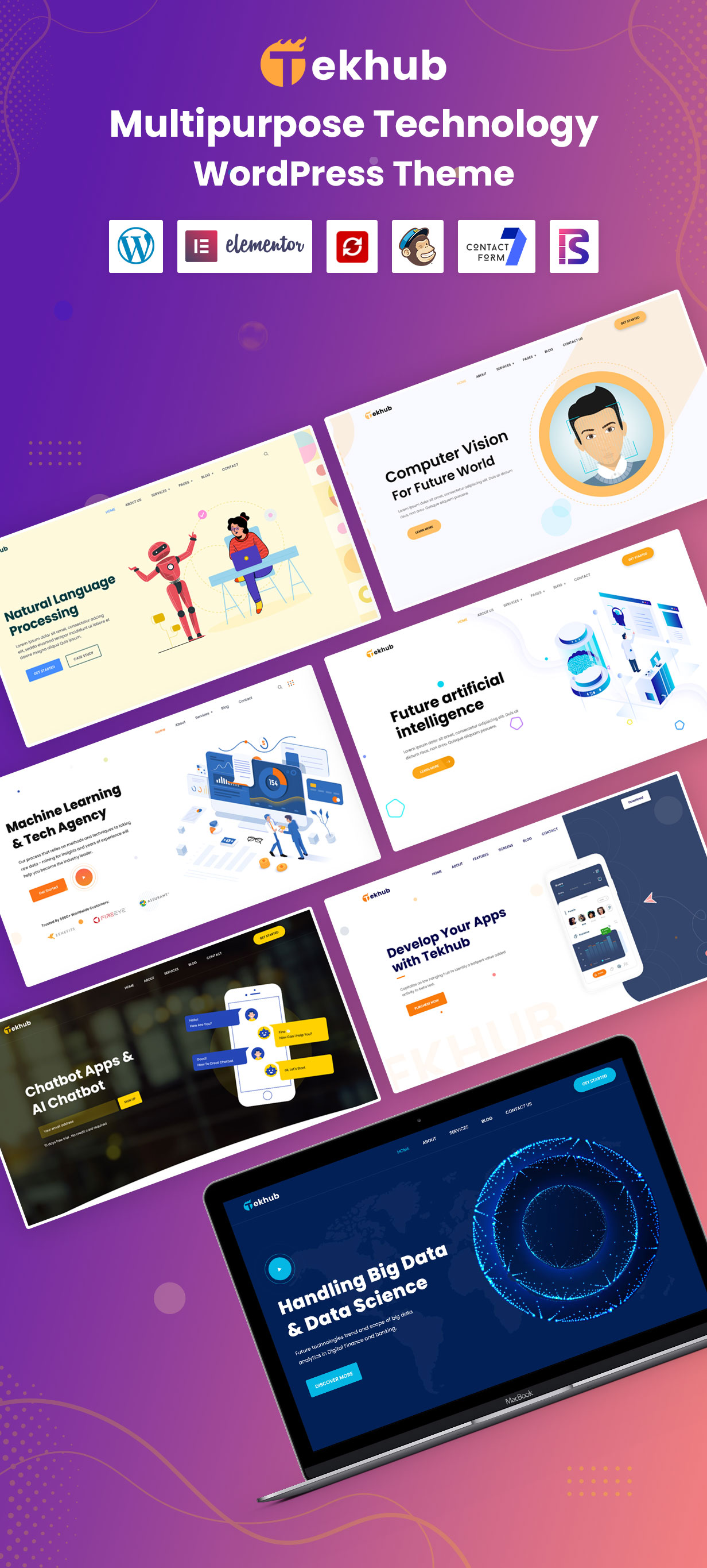 Tekhub - Technology & AI Startup WordPress Theme - 4