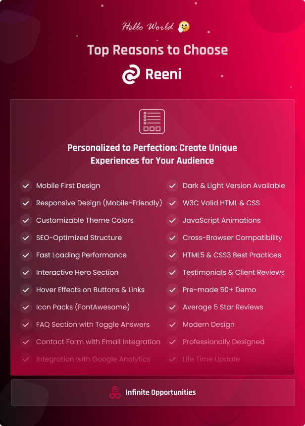 Reeni – Personal Portfolio CV & Resume HTML Template - 8