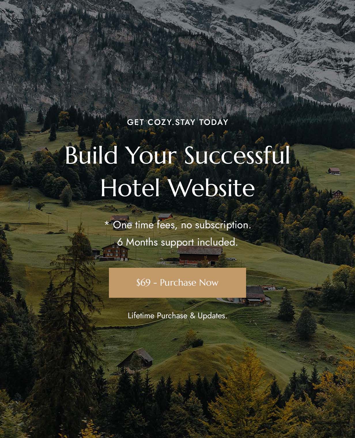 CozyStay - Hotel Booking WordPress Theme.
