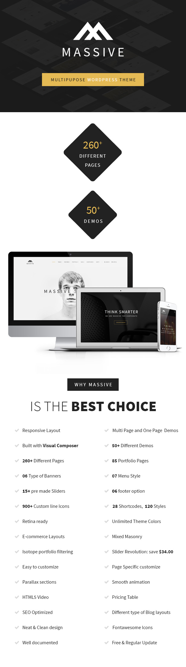 Massive - Responsive Multi-Purpose WordPress Theme - 2