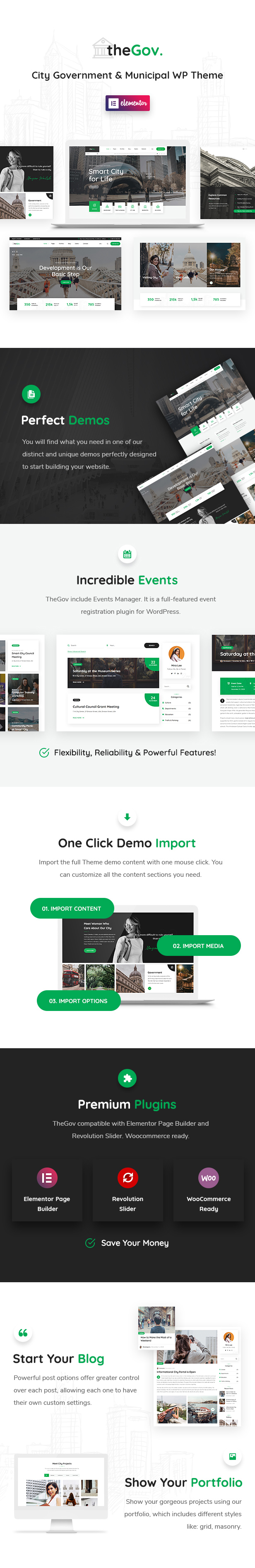 TheGov - Municipal and Government WordPress Theme - 1