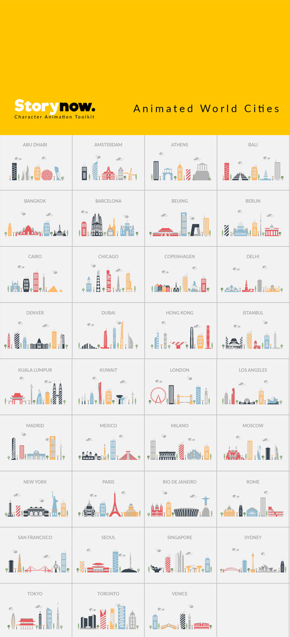 Story Now | Animated World Cities - 1