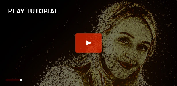 Golden Bubbles Photoshop Action - 1