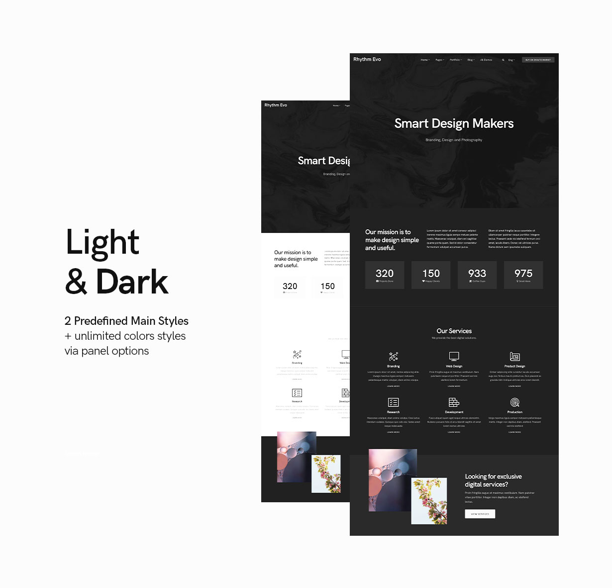 Rhythm - Clean Minimalist One & Multipage WordPress Theme - 6