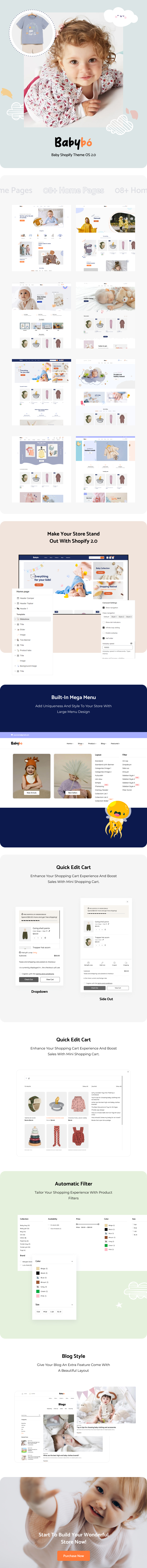 Kids Store and Baby Shop Shopify Theme Babybo OS 2.0 Preview