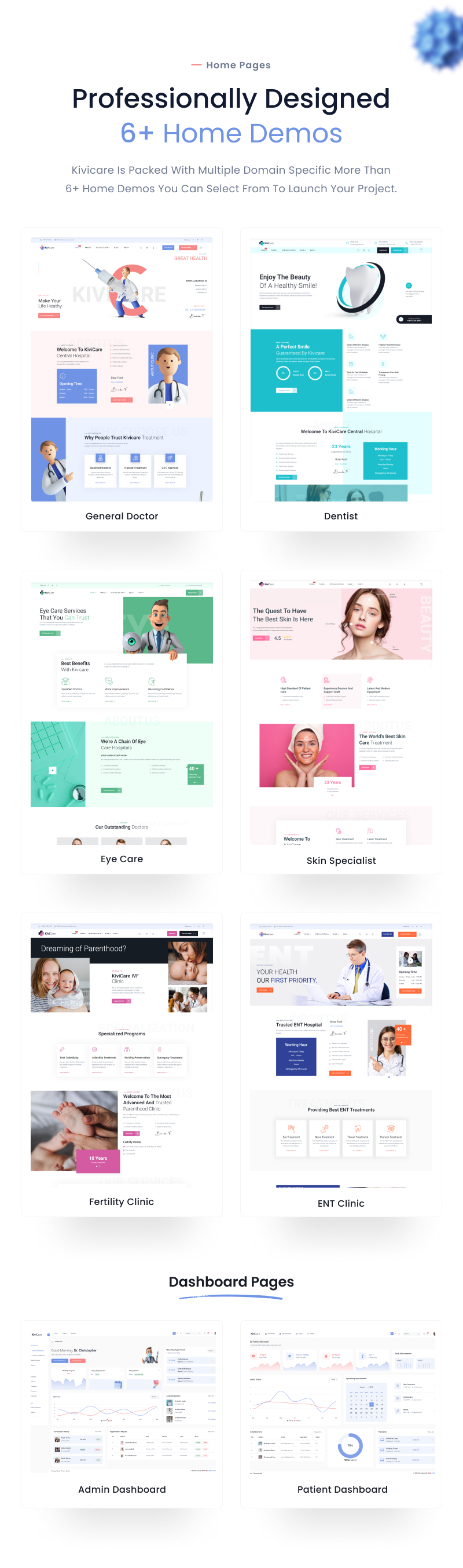 KiviCare(TM) - Clinic And Patient Management HTML & ReactJS Template - 4