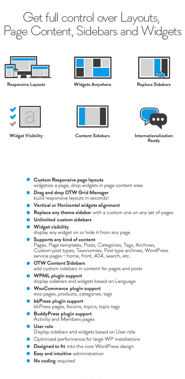 Sidebar & Widget Manager for WordPress - 1