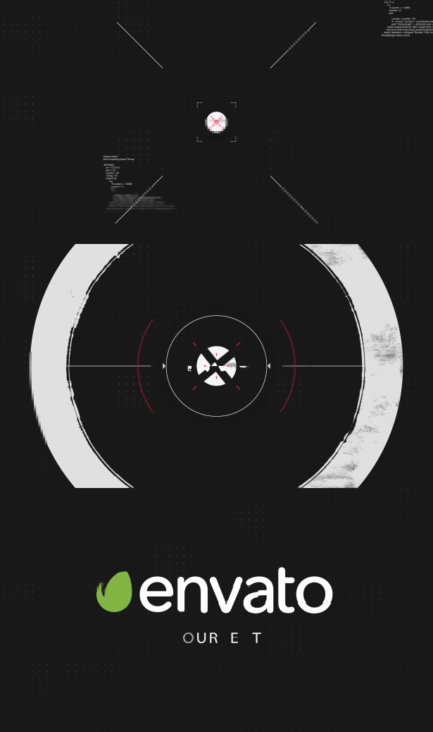 Flat Glitch Intro - 1