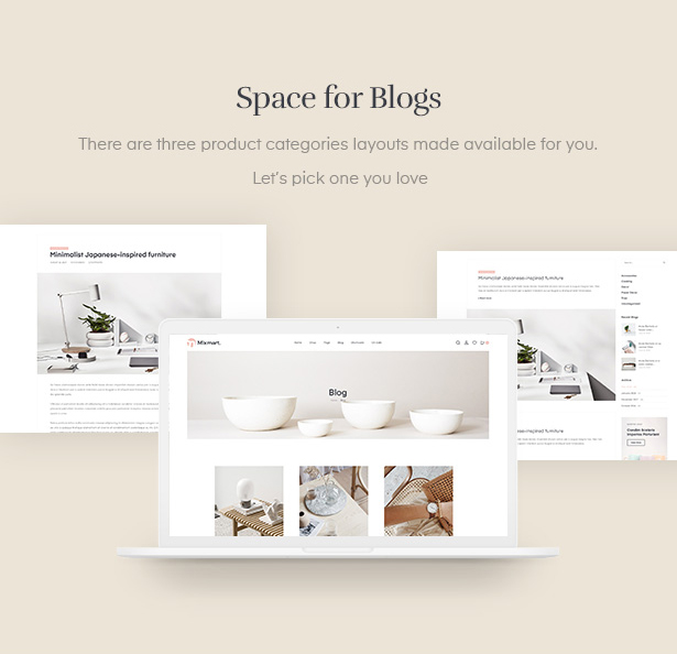 sharing your news via handmade blogging area in the template 