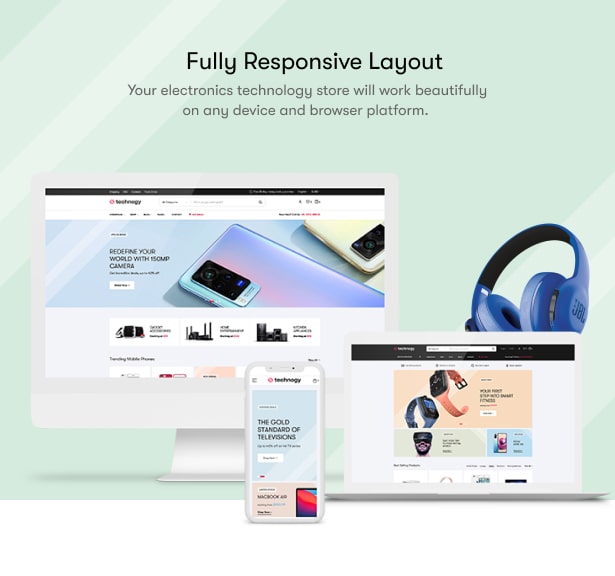 Technocy - Mobile Responsive Electronics Store WooCommerce Theme