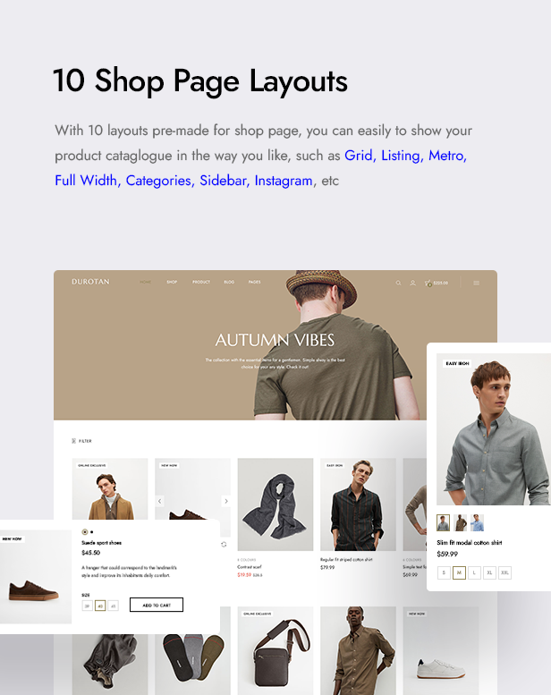 DUROTAN WOOCOMMERCE THEME