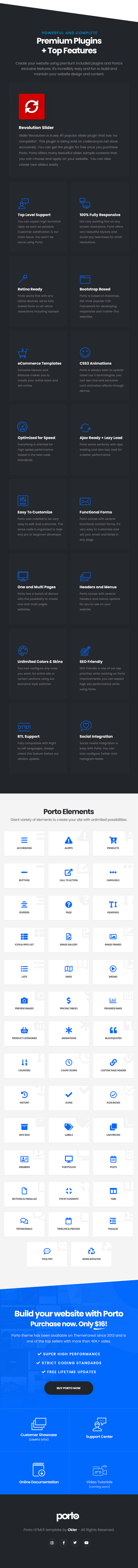 Porto多用途WordPress网站模板